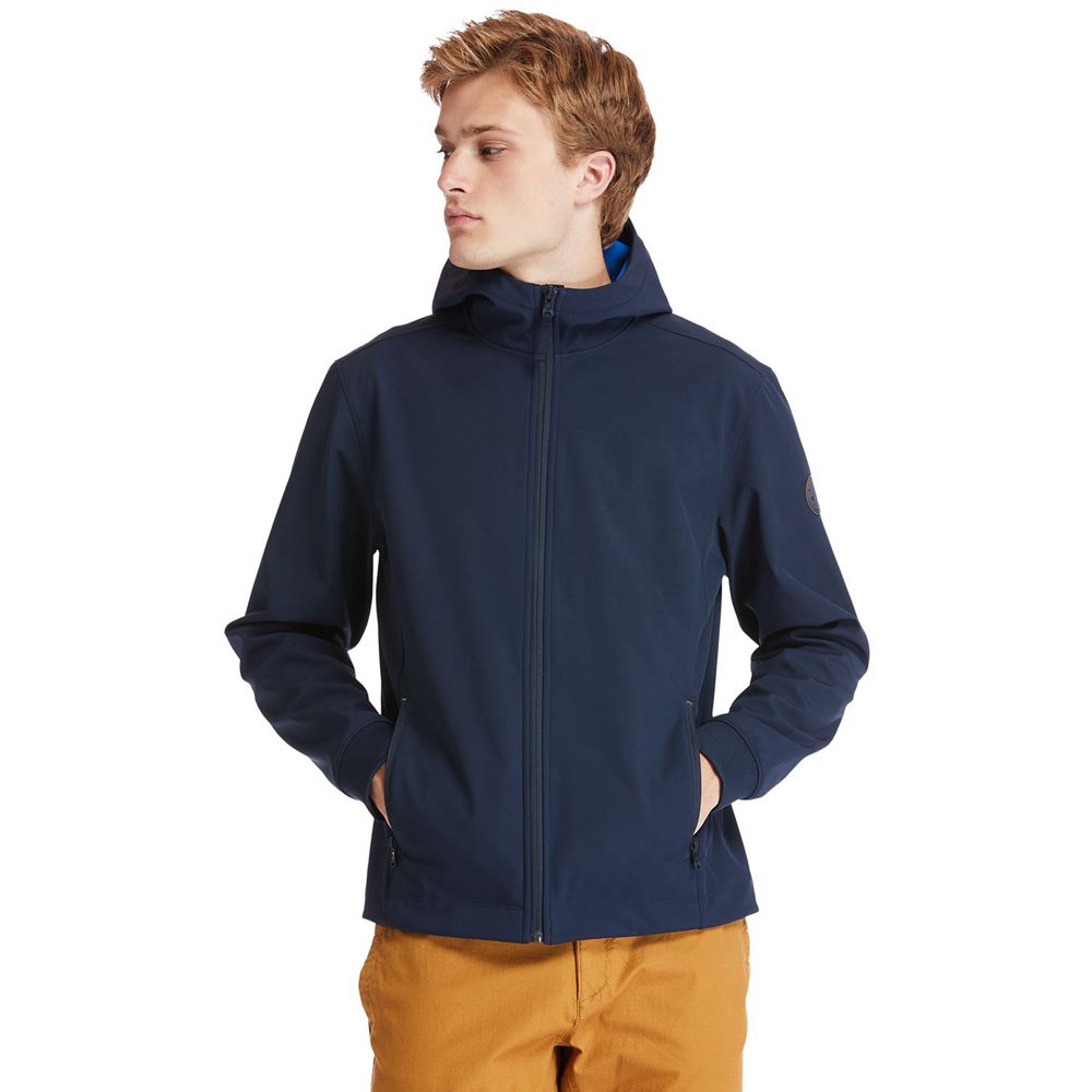 Geaca Timberland Barbati Bleumarin - Mt. Waumbeck Hooded Softshell - Romania - IKOBHC382